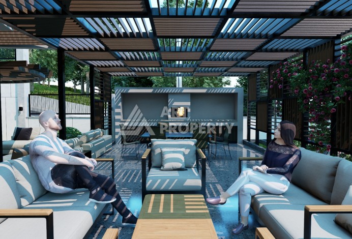 Живи сейчас, плати потом! Квартиры 1+1, 2+1 и дуплексы в новом ЖК. Демирташ, Алания - Ракурс 5