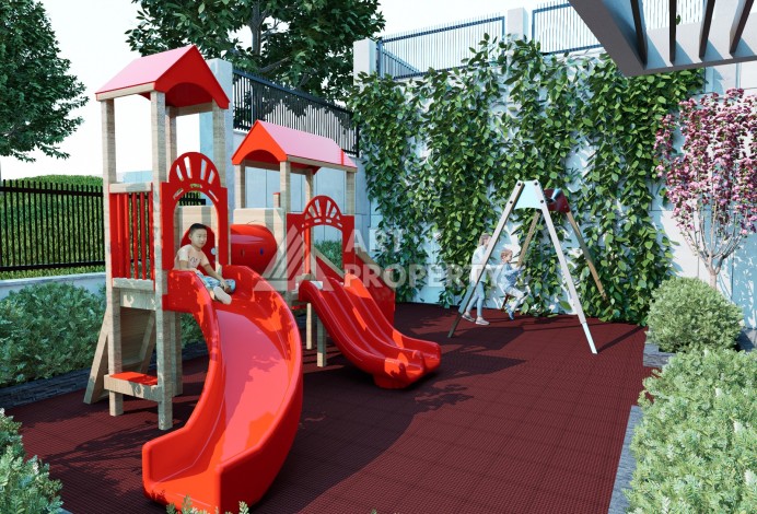 Живи сейчас, плати потом! Квартиры 1+1, 2+1 и дуплексы в новом ЖК. Демирташ, Алания - Ракурс 6