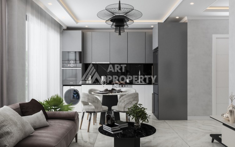 Живи сейчас, плати потом! Квартиры 1+1, 2+1 и дуплексы в новом ЖК. Демирташ, Алания - Ракурс 10