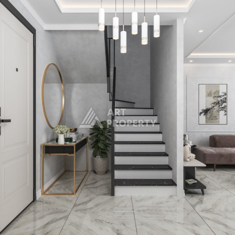 Живи сейчас, плати потом! Квартиры 1+1, 2+1 и дуплексы в новом ЖК. Демирташ, Алания - Ракурс 16