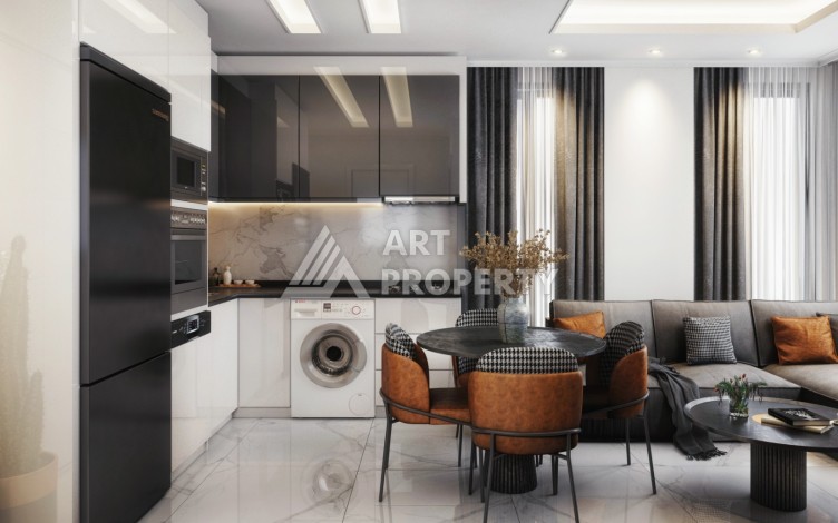 Живи сейчас, плати потом! Квартиры 1+1, 2+1 и дуплексы в новом ЖК. Демирташ, Алания - Ракурс 17