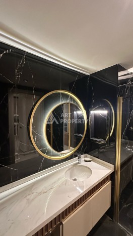 Квартира 1+1 в элитном ЖК с собственным пляжем в центре Алании, 50 кв.м. - Ракурс 8