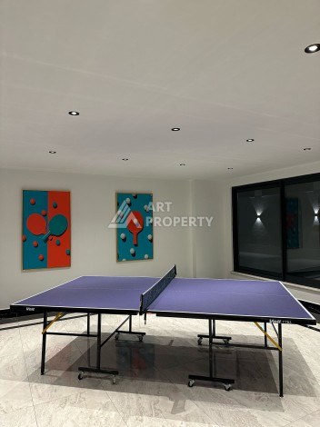 Квартира 1+1 в элитном ЖК с собственным пляжем в центре Алании, 50 кв.м. - Ракурс 15