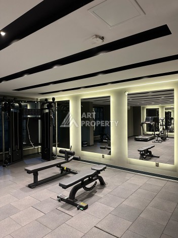 Квартира 1+1 в элитном ЖК с собственным пляжем в центре Алании, 50 кв.м. - Ракурс 24