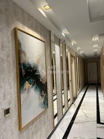 Квартира 1+1 в элитном ЖК с собственным пляжем в центре Алании, 50 кв.м. - Ракурс 25