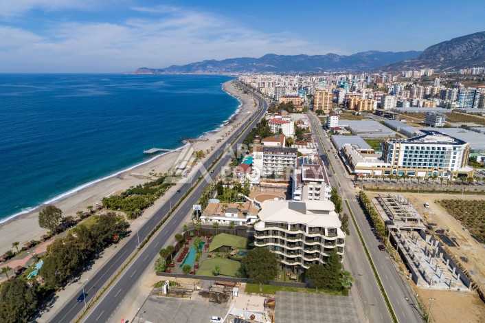 Квартира 2+1 в элитном ЖК у моря, 102, 5 кв.м. Каргыджак, Алания. - Ракурс 7