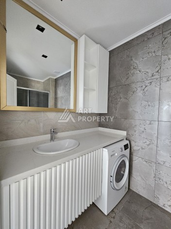 Квартира 2+1 в элитном ЖК у моря, 102, 5 кв.м. Каргыджак, Алания. - Ракурс 18