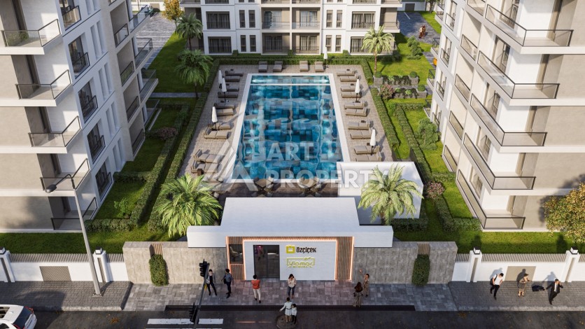 Элитные квартиры 1+1 и 2+1 в Алтынташе: инвестиции в будущее с БЕС% рассрочкой до  июля 2027 г. - Ракурс 2