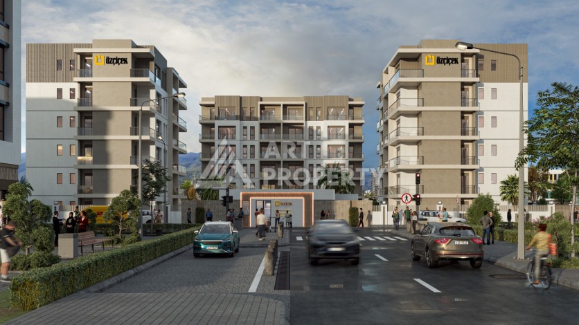 Элитные квартиры 1+1 и 2+1 в Алтынташе: инвестиции в будущее с БЕС% рассрочкой до  июля 2027 г. - Ракурс 6