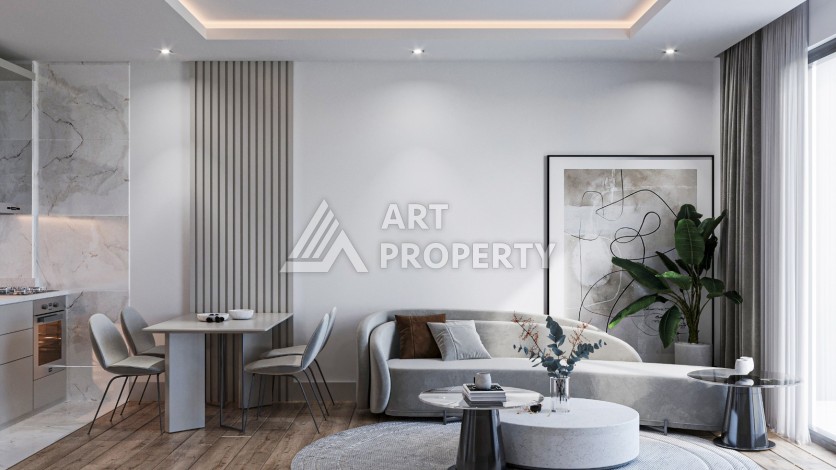 Элитные квартиры 1+1 и 2+1 в Алтынташе: инвестиции в будущее с БЕС% рассрочкой до  июля 2027 г. - Ракурс 11