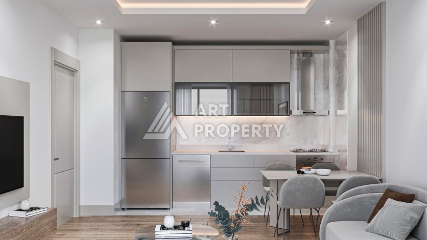 Элитные квартиры 1+1 и 2+1 в Алтынташе: инвестиции в будущее с БЕС% рассрочкой до  июля 2027 г. - Ракурс 13