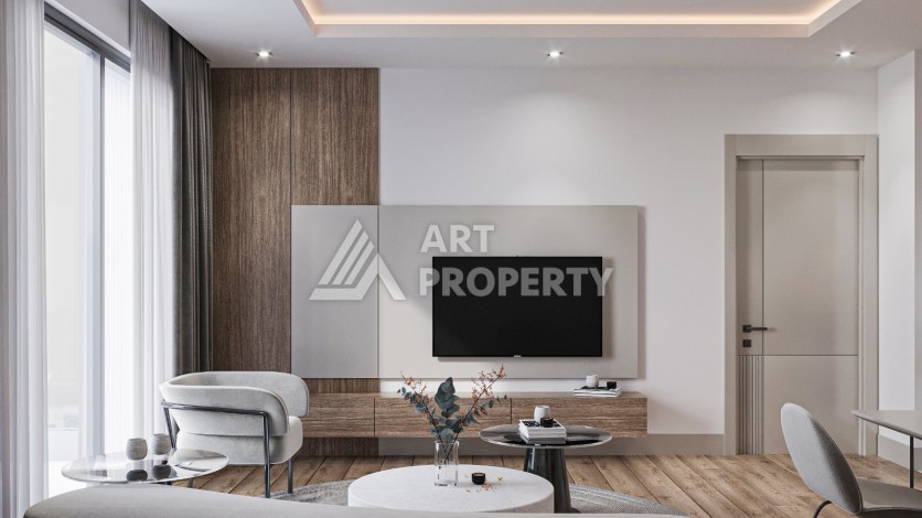 Элитные квартиры 1+1 и 2+1 в Алтынташе: инвестиции в будущее с БЕС% рассрочкой до  июля 2027 г. - Ракурс 15