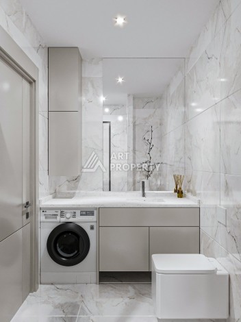 Элитные квартиры 1+1 и 2+1 в Алтынташе: инвестиции в будущее с БЕС% рассрочкой до  июля 2027 г. - Ракурс 16