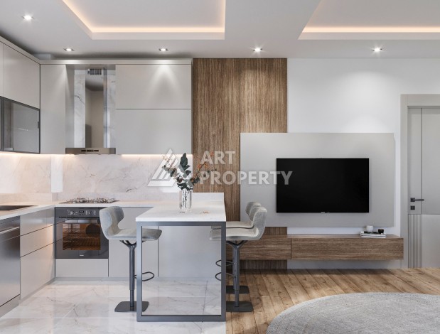 Элитные квартиры 1+1 и 2+1 в Алтынташе: инвестиции в будущее с БЕС% рассрочкой до  июля 2027 г. - Ракурс 26