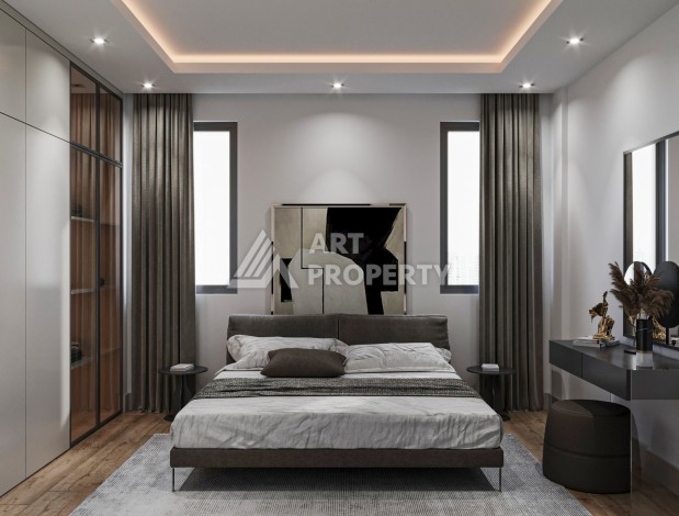 Элитные квартиры 1+1 и 2+1 в Алтынташе: инвестиции в будущее с БЕС% рассрочкой до  июля 2027 г. - Ракурс 33