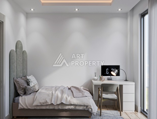 Элитные квартиры 1+1 и 2+1 в Алтынташе: инвестиции в будущее с БЕС% рассрочкой до  июля 2027 г. - Ракурс 36