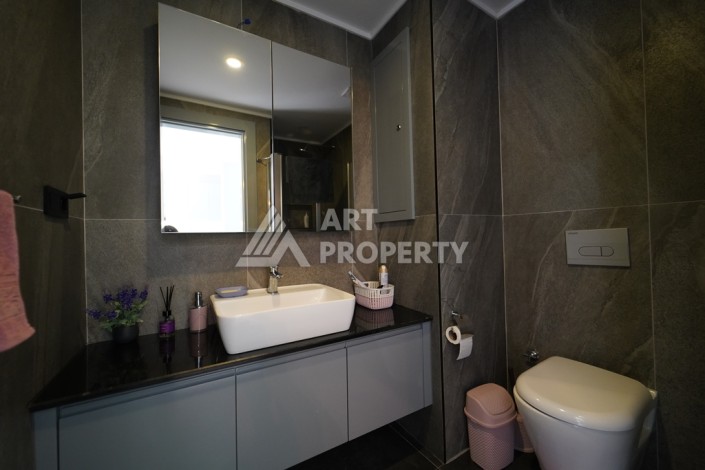 Меблированная квартира 1+1 в 5 минутах от пляжа Клеопатры. Супер локация, выгодная цена! - Ракурс 22