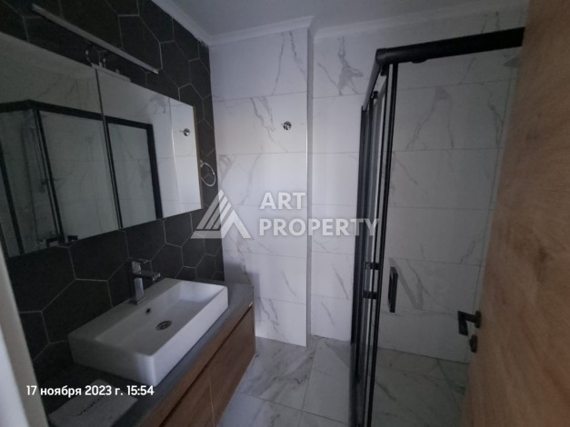 Квартира 1+1 с видом на бассейн в современном ЖК, 55 кв.м. Авсаллар, Алания - Ракурс 6