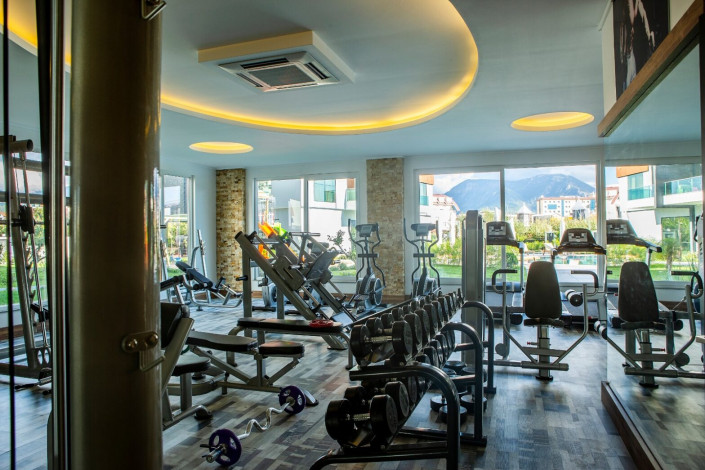 Две современные квартира с 3 спальнями и отдельной кухней в комплексе класса люкс в Оба,Алания, 180 м2 - Ракурс 6