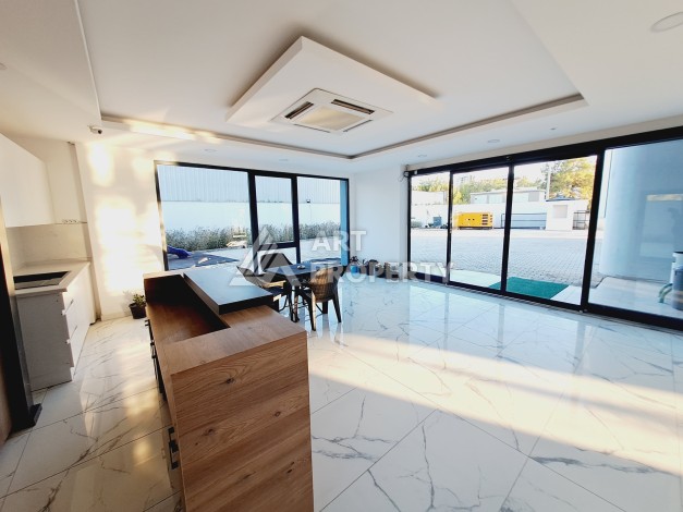 Меблированная картира 1+1 с прекрасным видом в новом ЖК, 50 кв.м. Авсаллар, Алания - Ракурс 13