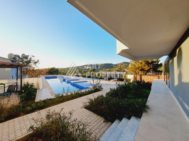 Меблированная картира 1+1 с прекрасным видом в новом ЖК, 50 кв.м. Авсаллар, Алания - Ракурс 22