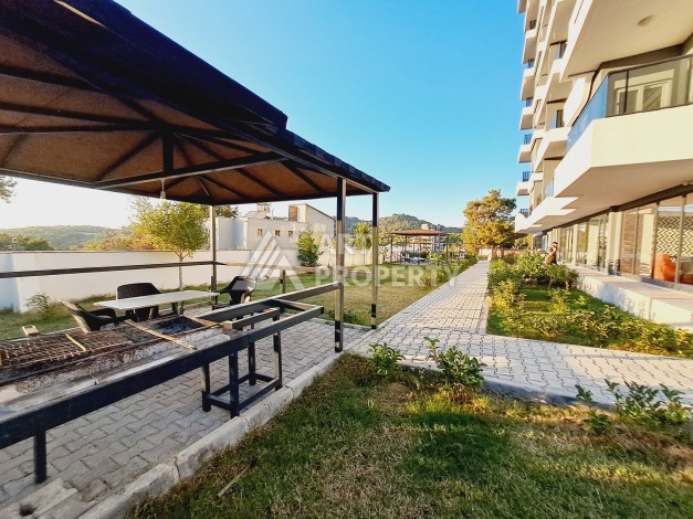 Меблированная картира 1+1 с прекрасным видом в новом ЖК, 50 кв.м. Авсаллар, Алания - Ракурс 27