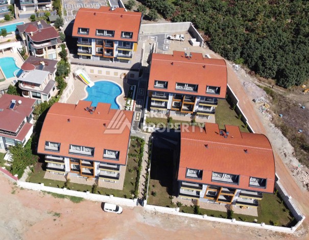 Двухуровневые апартаменты 2+1 и 3+1 с садом и террасой в центре Алании, Буюкхасбахче. - Ракурс 20