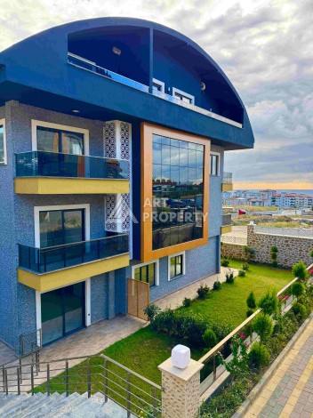 Двухуровневые апартаменты 2+1 и 3+1 с садом и террасой в центре Алании, Буюкхасбахче. - Ракурс 22