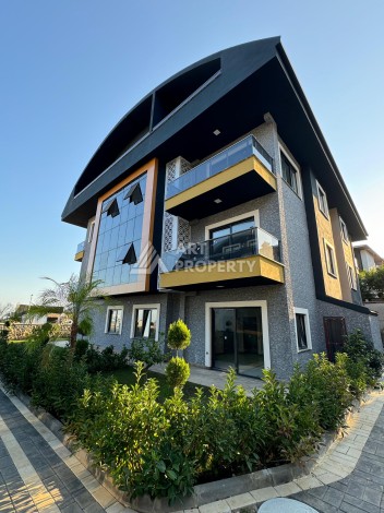 Двухуровневые апартаменты 2+1 и 3+1 с садом и террасой в центре Алании, Буюкхасбахче. - Ракурс 29