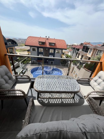 Двухуровневые апартаменты 2+1 и 3+1 с садом и террасой в центре Алании, Буюкхасбахче. - Ракурс 57