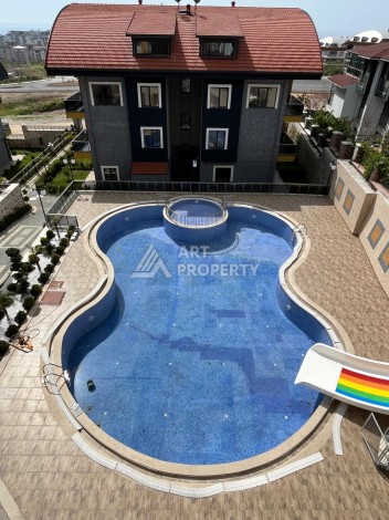 Двухуровневые апартаменты 2+1 и 3+1 с садом и террасой в центре Алании, Буюкхасбахче. - Ракурс 58