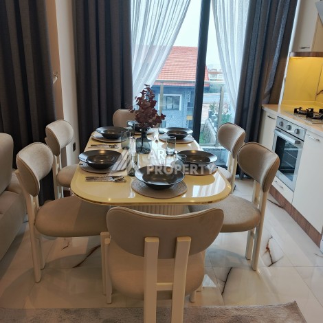 Двухуровневые апартаменты 2+1 и 3+1 с садом и террасой в центре Алании, Буюкхасбахче. - Ракурс 60