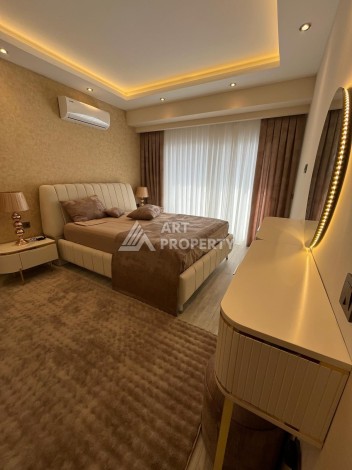 Двухуровневые апартаменты 2+1 и 3+1 с садом и террасой в центре Алании, Буюкхасбахче. - Ракурс 74