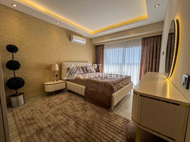 Двухуровневые апартаменты 2+1 и 3+1 с садом и террасой в центре Алании, Буюкхасбахче. - Ракурс 77