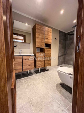 Двухуровневые апартаменты 2+1 и 3+1 с садом и террасой в центре Алании, Буюкхасбахче. - Ракурс 81