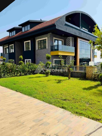 Двухуровневые апартаменты 2+1 и 3+1 с садом и террасой в центре Алании, Буюкхасбахче. - Ракурс 89