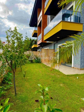 Двухуровневые апартаменты 2+1 и 3+1 с садом и террасой в центре Алании, Буюкхасбахче. - Ракурс 93