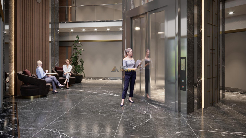 Новый комплекс на этапе строительства в Авсалларе. Элитное предложение по привлекательной цене! 60-165 м2 - Ракурс 44