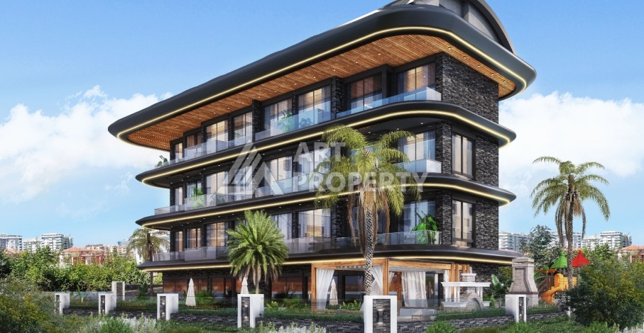 Элитные апартаменты 1+1, 2+1 и 3+1 с первым взносом 10% в центре Алании - Ракурс 2