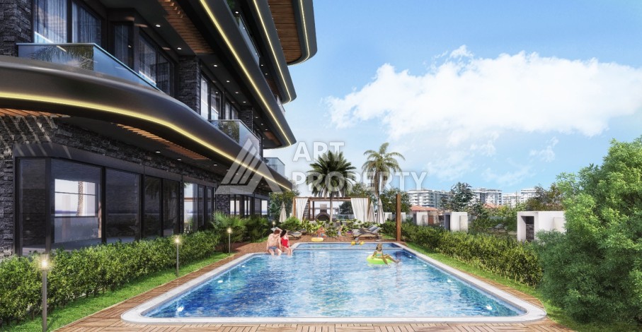 Элитные апартаменты 1+1, 2+1 и 3+1 с первым взносом 10% в центре Алании - Ракурс 3