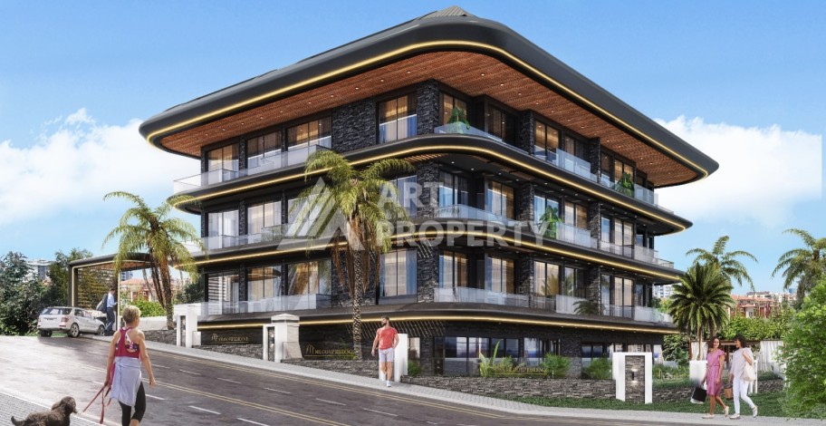 Элитные апартаменты 1+1, 2+1 и 3+1 с первым взносом 10% в центре Алании - Ракурс 4