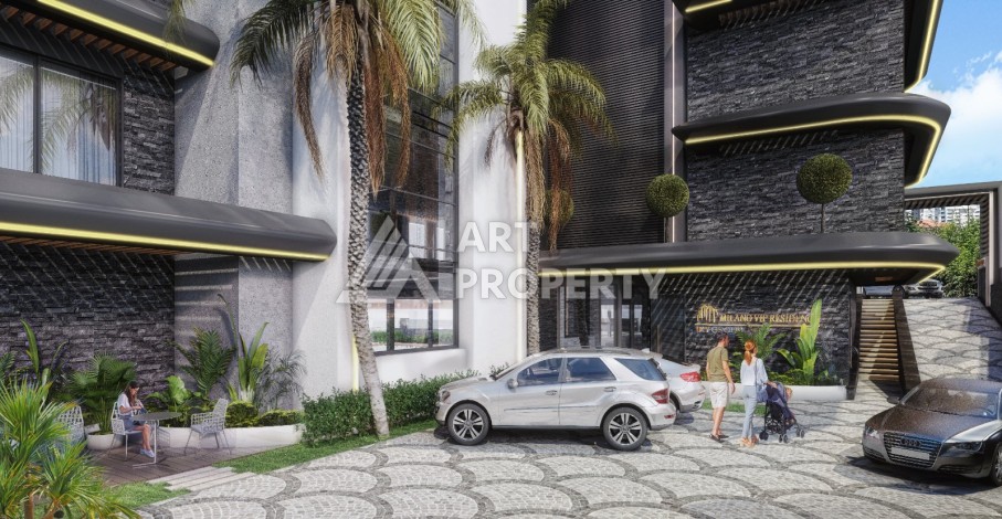 Элитные апартаменты 1+1, 2+1 и 3+1 с первым взносом 10% в центре Алании - Ракурс 5