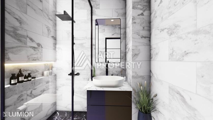 Элитные апартаменты 1+1, 2+1 и 3+1 с первым взносом 10% в центре Алании - Ракурс 11