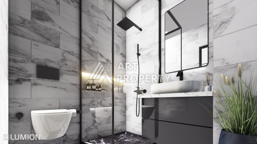 Элитные апартаменты 1+1, 2+1 и 3+1 с первым взносом 10% в центре Алании - Ракурс 12