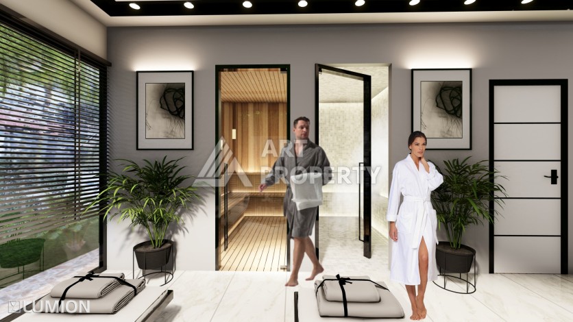 Элитные апартаменты 1+1, 2+1 и 3+1 с первым взносом 10% в центре Алании - Ракурс 16