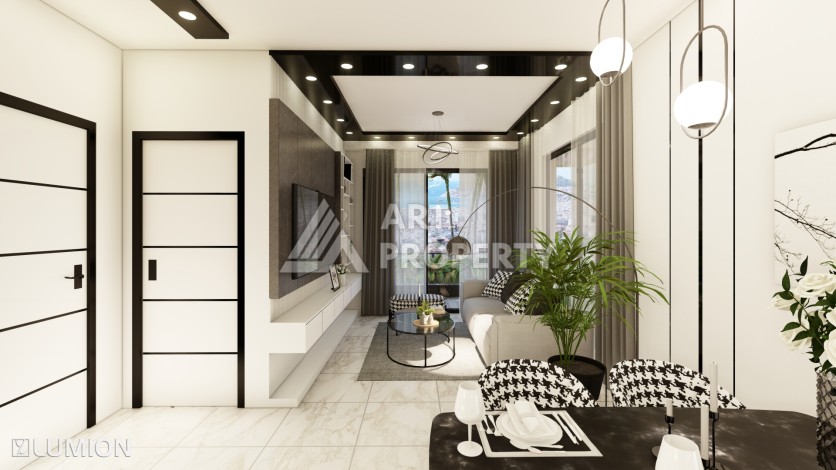 Элитные апартаменты 1+1, 2+1 и 3+1 с первым взносом 10% в центре Алании - Ракурс 21