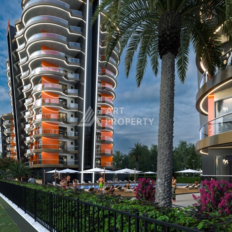 Квартиры от 56 до 140 кв.м. с рассрочкой под 0%. Махмутлар, Алания - Ракурс 13