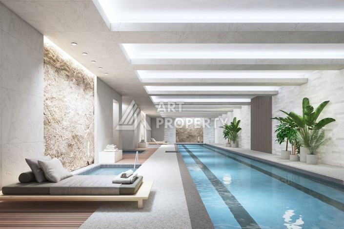 Квартиры от 56 до 140 кв.м. с рассрочкой под 0%. Махмутлар, Алания - Ракурс 18