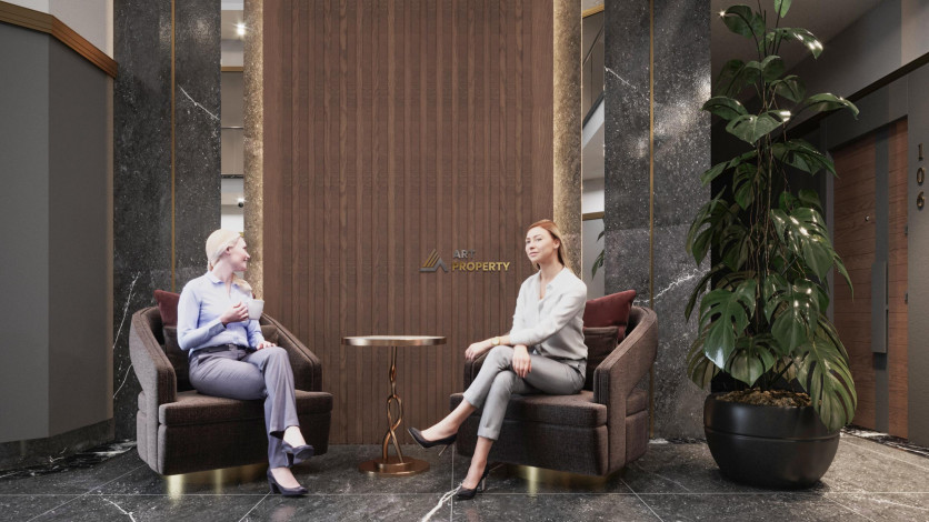 Новый комплекс на этапе строительства в Авсалларе. Элитное предложение по привлекательной цене! 60-165 м2 - Ракурс 45