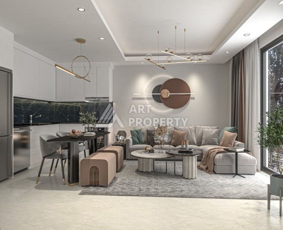 Квартиры от 56 до 140 кв.м. с рассрочкой под 0%. Махмутлар, Алания - Ракурс 32